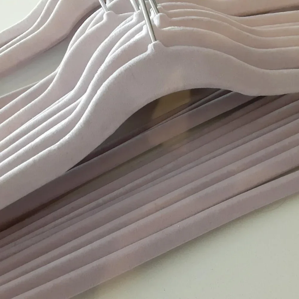 Small Velvet Hangers for PETITES, Kids, Teenagers, (12pcs )